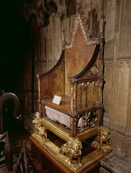 Coronation chair made for Edward I by Walter